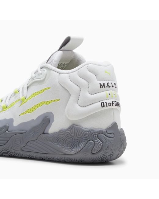 PUMA Gray Mb.03 Hills Basketball Shoes