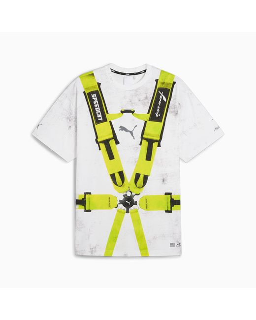 Camiseta A$Ap Rocky x Seatbelt PUMA de color White
