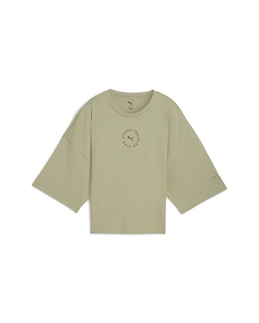 Camiseta Corta X Hyrox Lifestyle Para Mujer, Ropa, Lux Army PUMA de color Gray