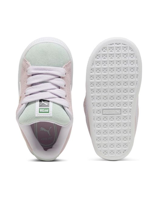 PUMA White Suede Xl Sneakers Babys Schuhe