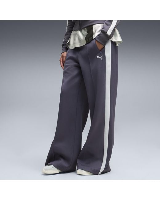 PUMA Blue T7 Always On Wide Leg Pants