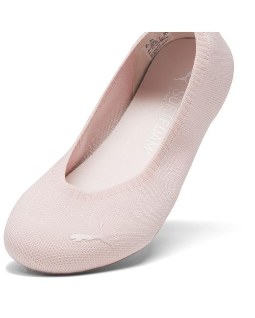 PUMA Pink Iliana Ballerina Ballet Flats Shoes
