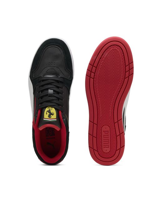 PUMA Red Scuderia Ferrari Court Classic Street Sneakers for men