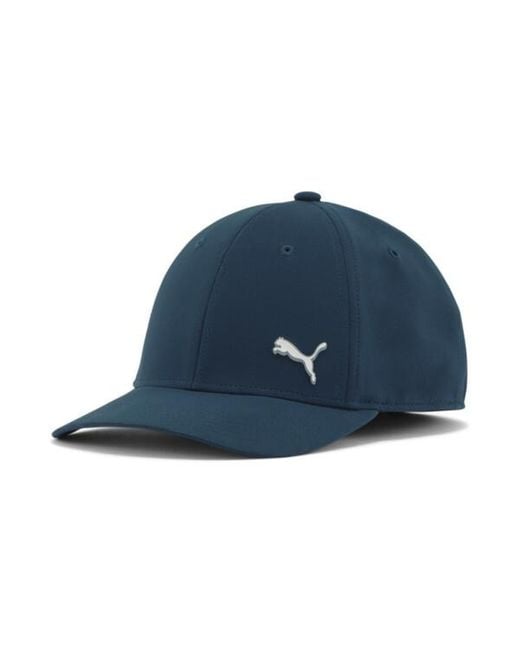 PUMA Stretch Fit Baseball Cap in Blue Lyst