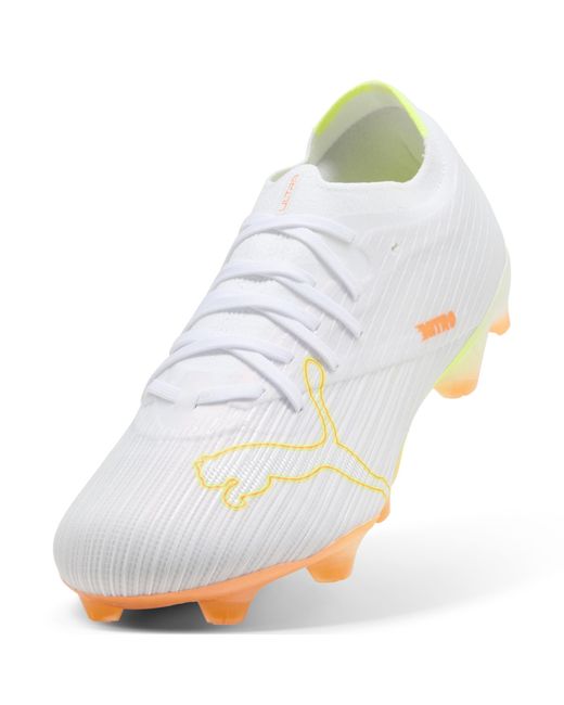 PUMA White Ultra Nitro 7 Match Fg Football Boots