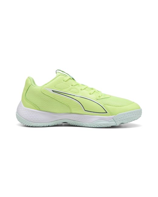 PUMA Green Accelerate 4 Handballschuhe Teenager, Schuhe, Fizzy Light/Grün Terrain/Weiß