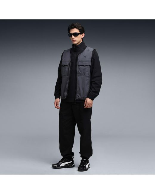 PUMA Black Tech Winterized Pants for men