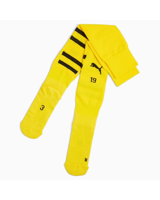 PUMA Yellow Borussia Dortmund Graphic Socks for men