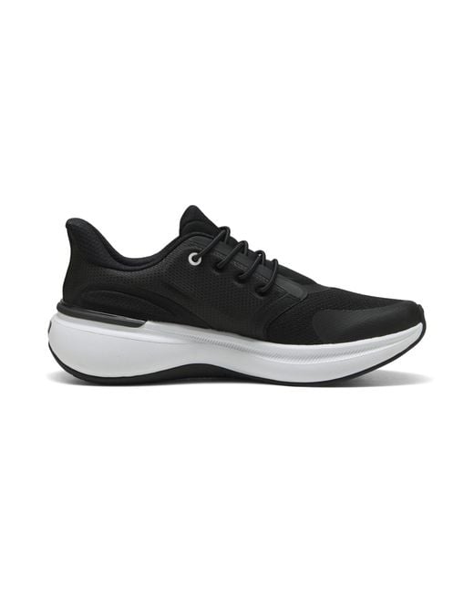 PUMA Black Softride Exo Shift Sneakers