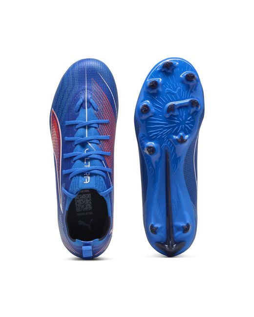 PUMA Blue Ultra 6 Pro Fg/Ag Fußballschuhe Teenager, Schuhe, Ultra/Weiß/Glowing Rot