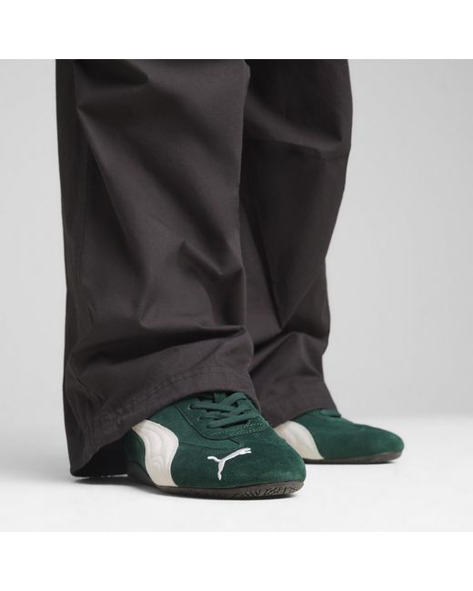 PUMA Green Speedcat Og Sneaker Schuhe, Dark Myrtle/Weiß
