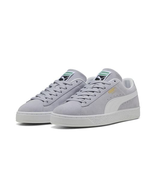 PUMA White Suede Classic Sneakers Schuhe