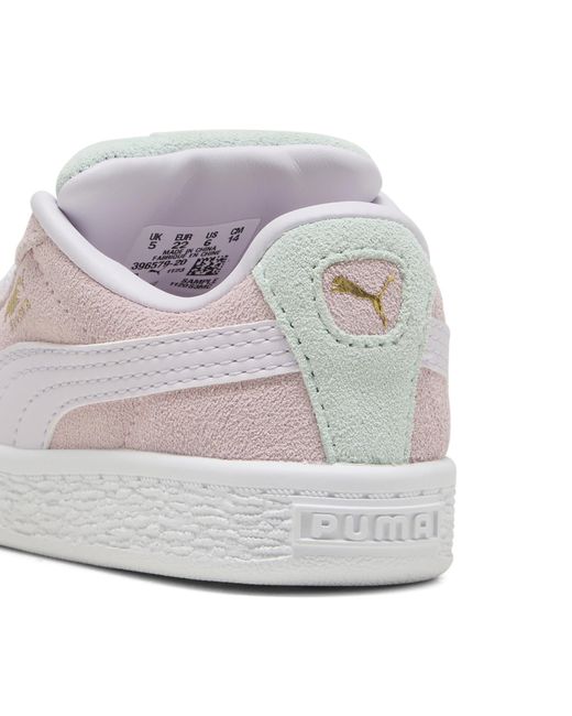 PUMA White Suede Xl Sneakers Babys Schuhe