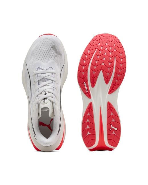 PUMA White Deviate Pure Nitroâ Running Shoes