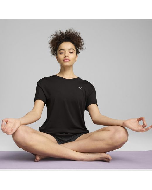 PUMA Move Cloudspun T-Shirt Met Losse Pasvorm Voor in het Black