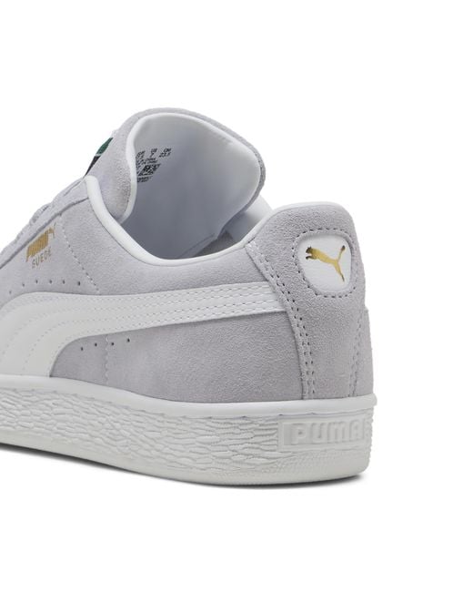 PUMA White Suede Classic Sneakers Schuhe