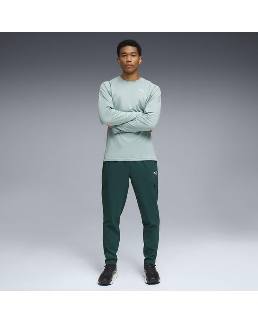 PUMA Green Train All Day Tech Cargo Pants for men