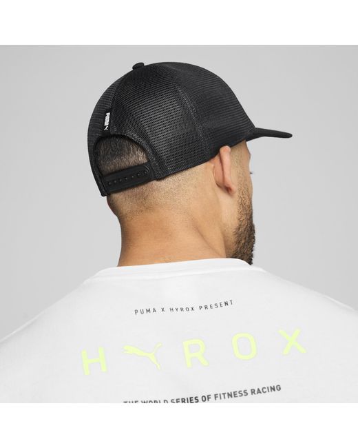 PUMA Black X HYROX Trucker Cap