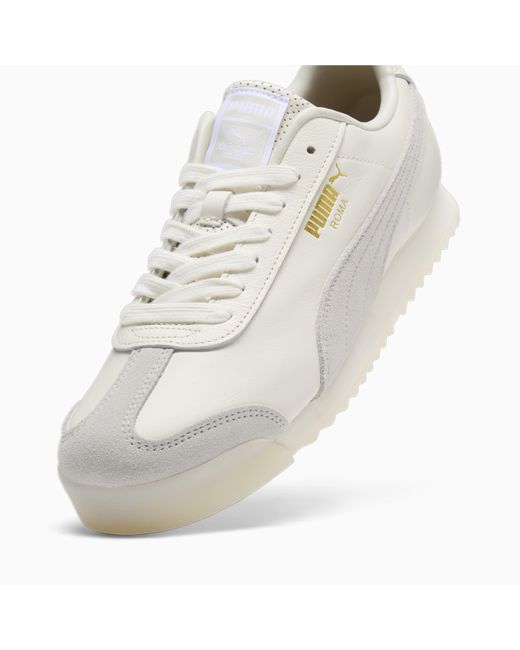 PUMA White Roma Classics Sneakers Schuhe
