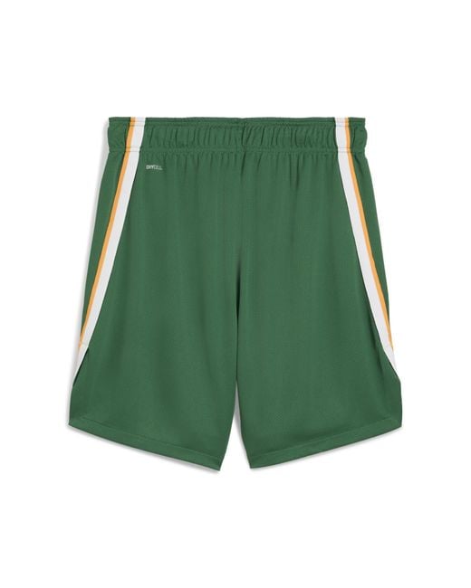 PUMA Bc Zalgiris Kaunas Thuis-Basketbalshort Voor Maat in het Green voor heren
