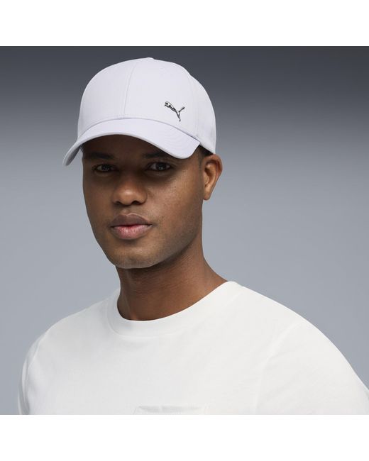 PUMA White Essentials Metal Cat Baseball Cap