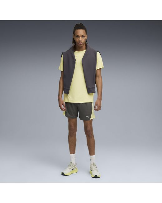 PUMA Velocity Hardloopshort Voor Grijs/Goud, Maat in het Gray voor heren