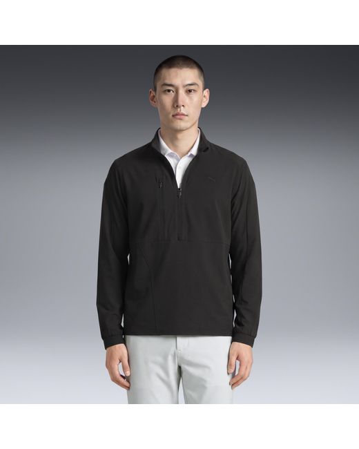 PUMA Black Golf Wind Jacket for men