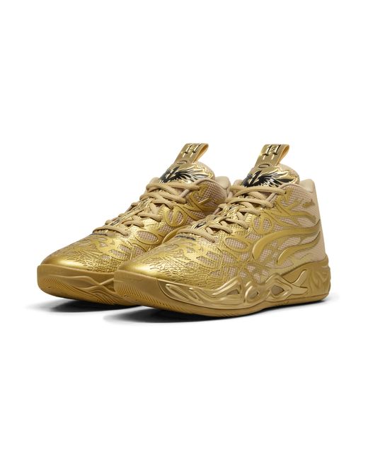PUMA Mb.04 Golden Child Basketballschuhe in Green für Herren