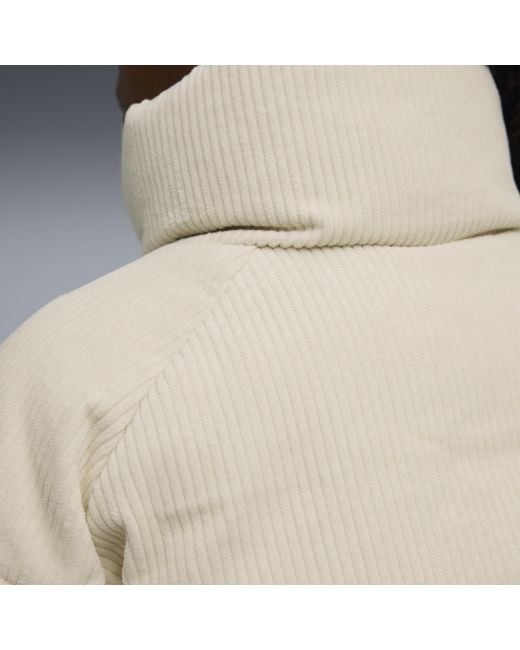 PUMA Natural Wardrobe Essentials Cord-Pufferjacke Damen, Kleidung