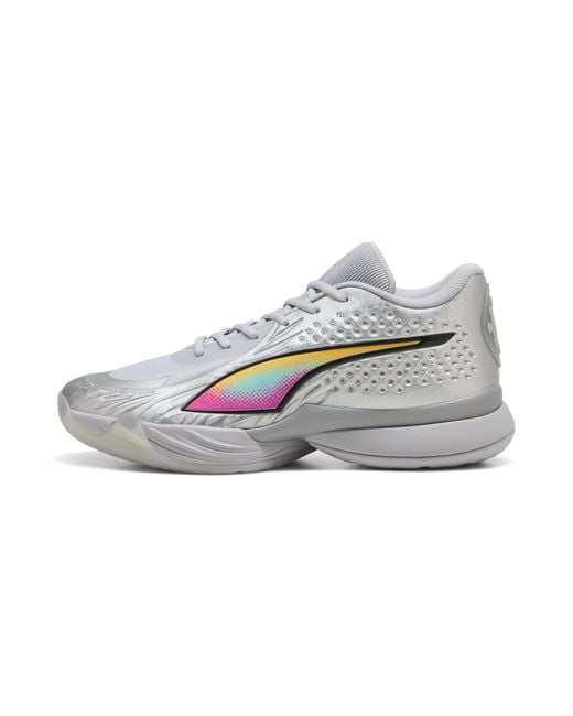 PUMA White Stewie 5 Luminous Basketball Shoes