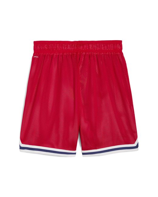 Shorts Hoops X Fc Bull Salzburg Da Uomo di PUMA in Red da Uomo