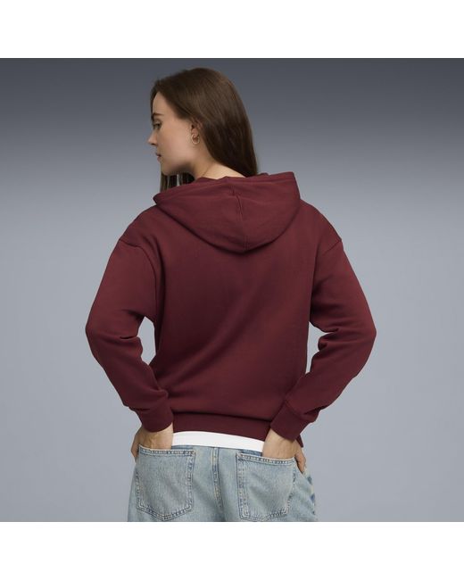 PUMA Red Essentials Elevated Comfort Hoodie Damen, Kleidung