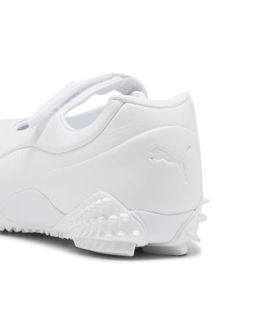 PUMA White Mostro Fey Lederschuhe Schuhe