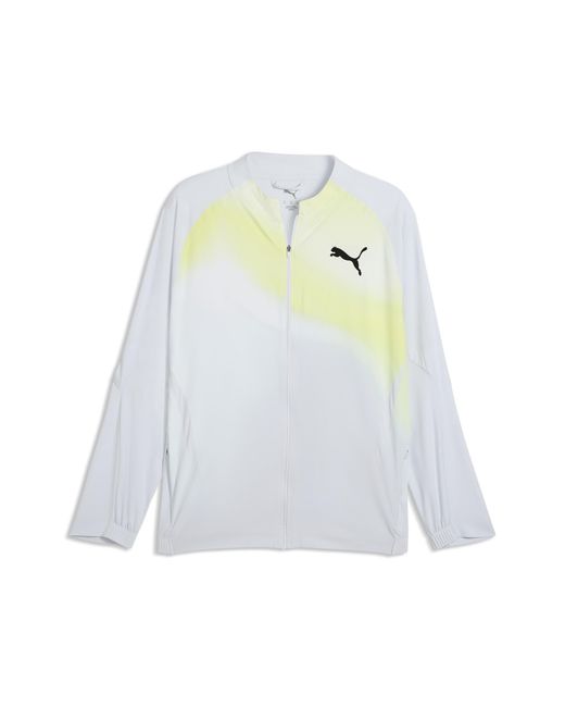 PUMA Gray Lightspeed Ultraweave Lightweight Running Jacket for men