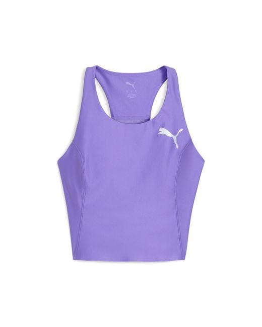 PUMA Purple Raceday Ultraform Running Crop-Top Damen, Sport, Dark Amethyst