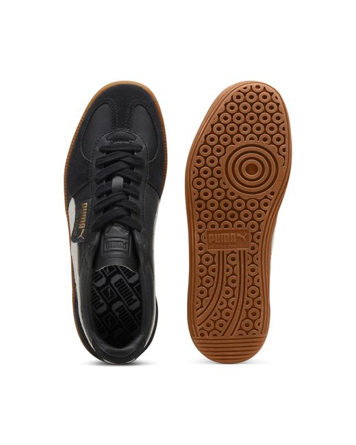 PUMA Black Palermo Leather Sneakers Schuhe