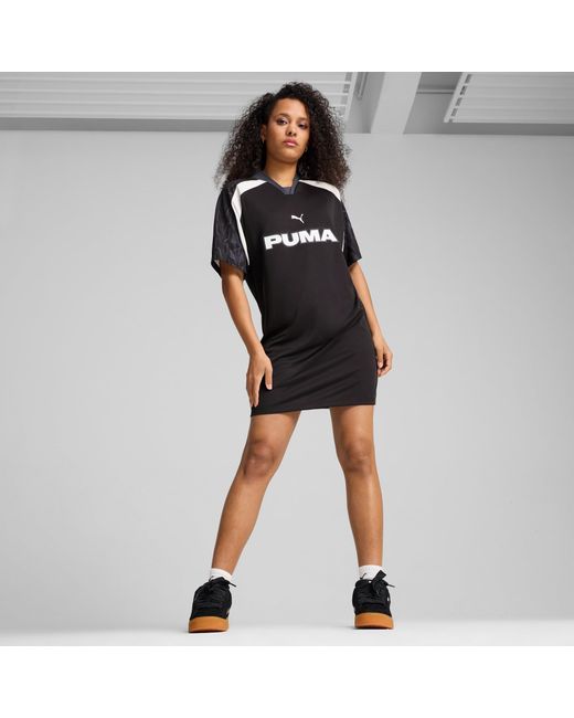 PUMA FOOTBALL JERSEY Kleid in Schwarz Lyst DE