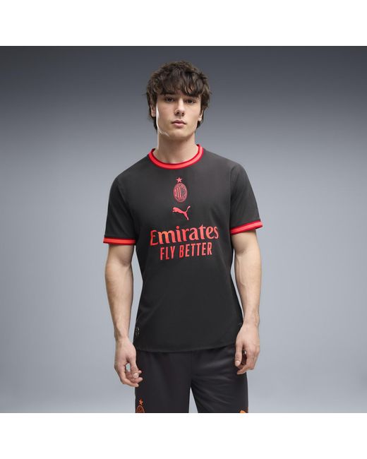 PUMA Black Ac Milan 26/27 Third Authentic Jersey for men