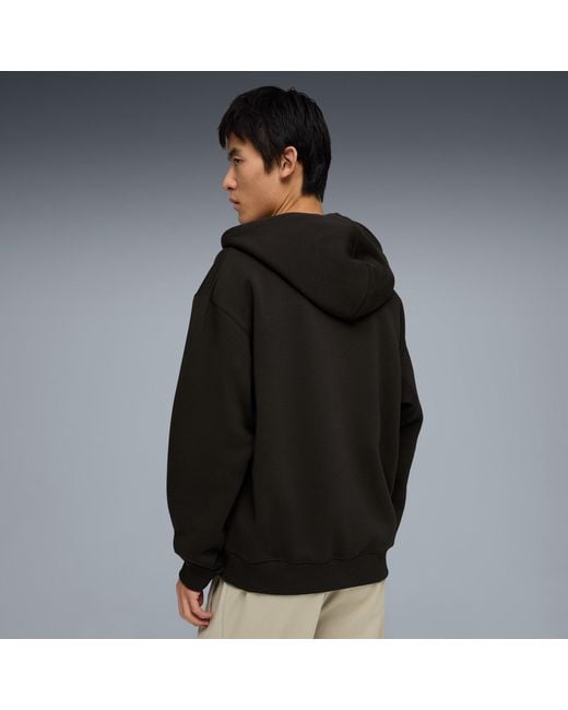 PUMA Black Select Essentials Full-Zip Hoodie for men