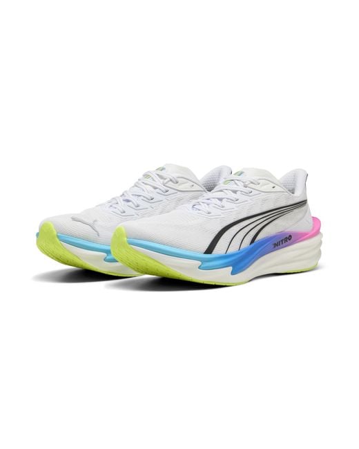 PUMA Blue Deviate Nitroâ 4 Road Running Shoes for men