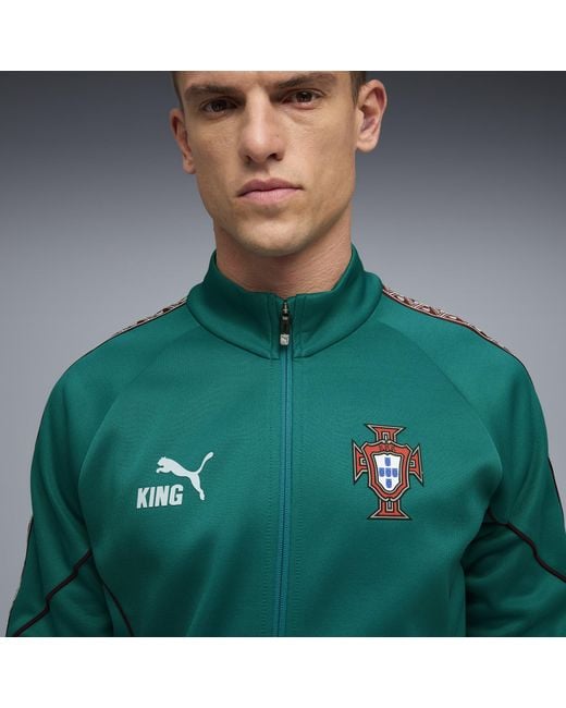 PUMA Green Portugal King Anthem Jacket for men