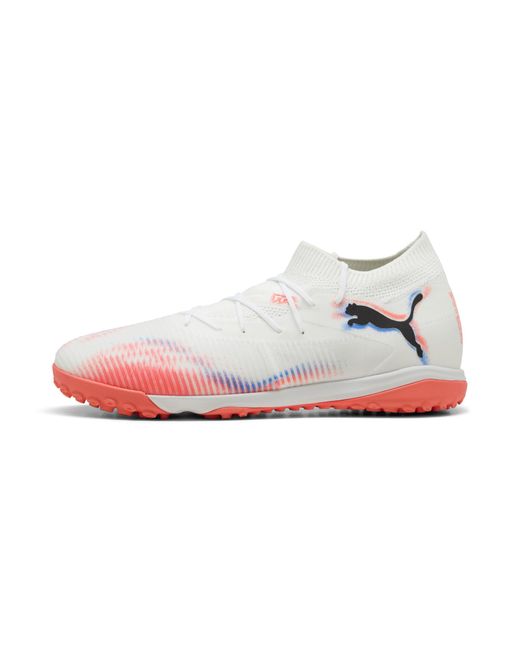 PUMA Future 8 Match Tt Voetbalschoenen Voor Zwart/Rood/Wit, Maat in het White