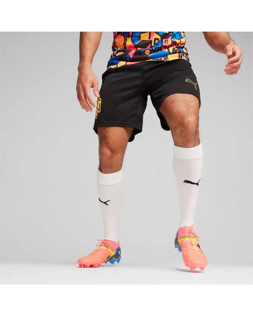PUMA Black Neymar Jr Football Shorts for men