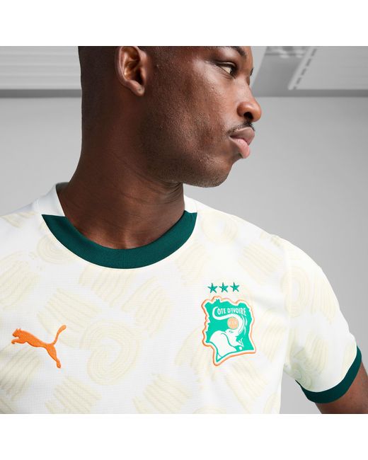 PUMA Multicolor Côte D'Ivoire 2025 Away Jersey /Dark Myrtle for men