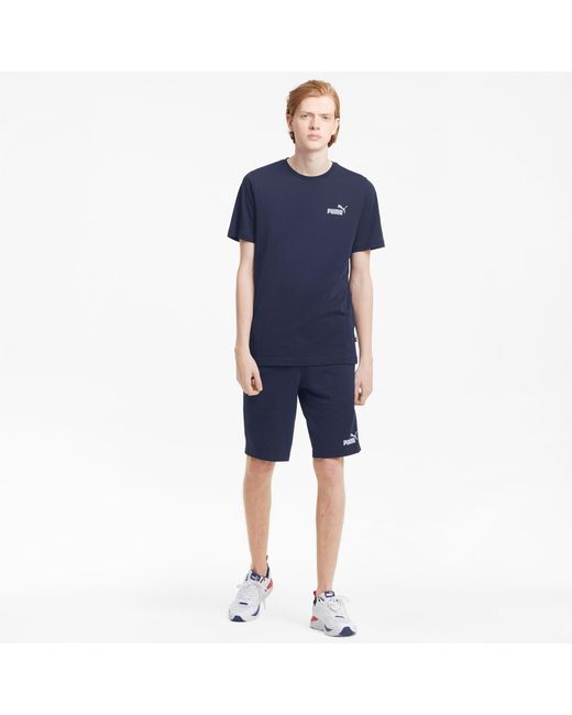 PUMA Essentials Jersey Short Voor in het Blue voor heren