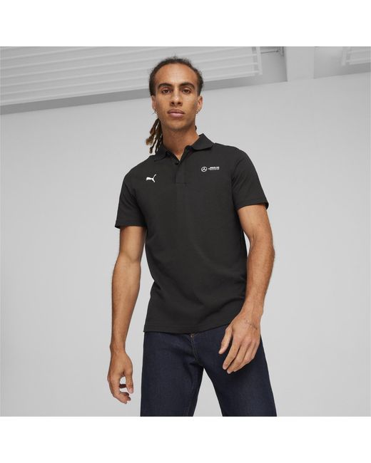 PUMA Mercedes-AMG Petronas Motorsport ESS Poloshirt in Black für Herren