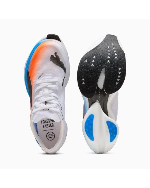 PUMA Blue Fast-R Nitroâ Elite 3 Ekiden Road Running Shoes