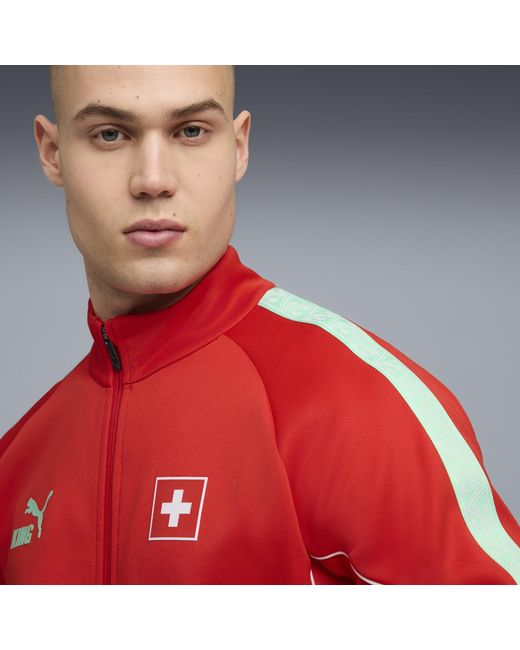 PUMA Red Switzerland King Anthem Jacket for men