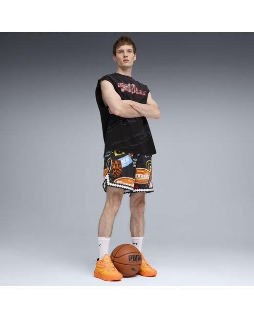 PUMA Orange X Fast & Furious Mb.05 La Basketball Shoes