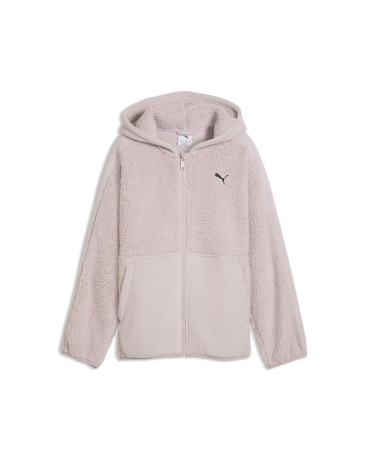 Felpa Essentials Elevated Invernale Dal Taglio Morbido Per Ragazzi, Abbigliamento, Rosa di PUMA in Pink